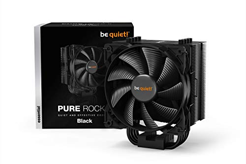 be quiet! Pure Rock - Ventilador de CPU TDP de 150 W en Aluminio Cepillado con tecnología HDT