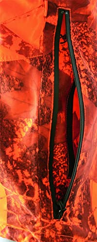 BENISPORT - Chaqueta impermeable krill camu naranja - Chaqueta de caza impermeable naranja de alta visibilidad (L)