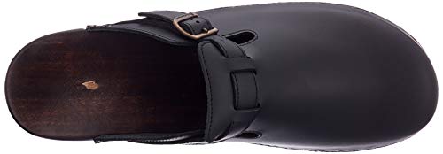Berkemann Riemen Toeffler 402 - Zuecos Unisex, Color Negro, Talla 38