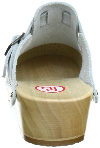Berkemann Riemen-Toeffler, Zuecos Unisex Adulto, Blanco, 43 1/3 EU