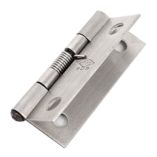 Bisagra de puerta - TOOGOO(R)Bisagra de puerta de resorte de traccion de cierre automatico de acero inoxidable de longitud de 2 pulgadas