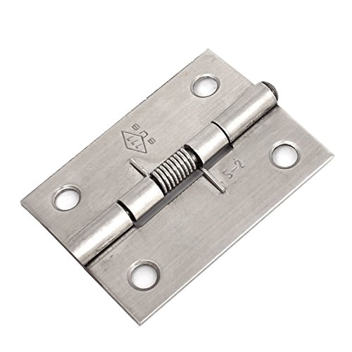 Bisagra de puerta - TOOGOO(R)Bisagra de puerta de resorte de traccion de cierre automatico de acero inoxidable de longitud de 2 pulgadas