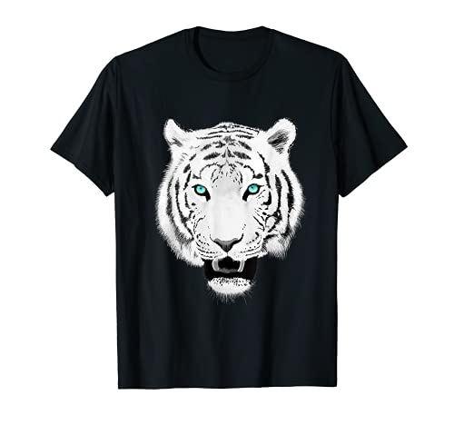 Blanco Siberiano Tigre Wildlife Art Camiseta