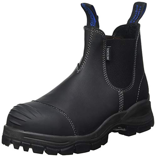 Blundstone Work & Safety Boots, Botas Estilo Chelsea Hombre, Platino Negro, 46 EU
