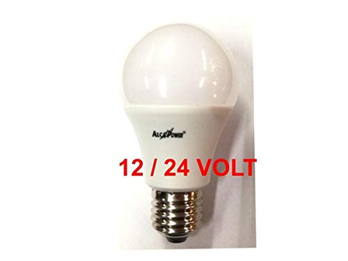 Bombilla LED con forma de gota, de 12-24 V, E27, 10 W, luz cálida de 3000 K, 890 lúmenes, con ángulo de 270°