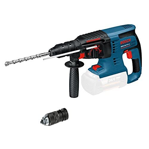 Bosch GBH 36 VF-LI Plus Professional rotary hammers - Martillo perforador (2,8 cm, 3,2 J, 4200 ppm, 1,3 cm, 3 cm, Negro, Azul, Rojo)