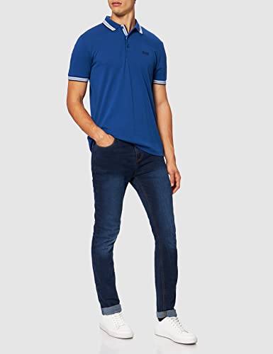 BOSS Paddy Camisa de Polo, Bright Blue433, S para Hombre