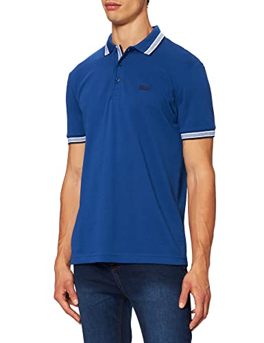 BOSS Paddy Camisa de Polo, Bright Blue433, S para Hombre