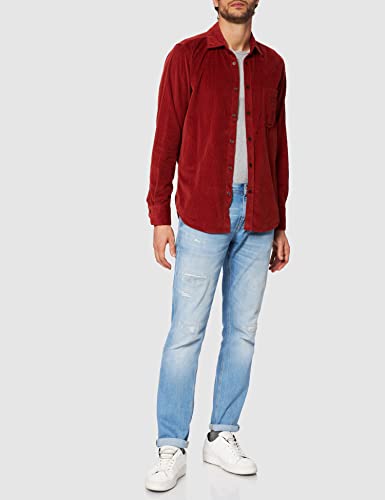 BOSS Riou Camisa, Medium Red611, L para Hombre