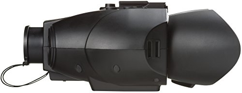 Bresser - Visión Nocturna Digital Binocular 3X con función de Zoom Digital, iluminación inversa conmutable, Pantalla Grande, batería integrada y función de grabación, Negro