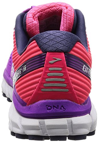 Brooks Ghost 9, Zapatos para Correr Mujer, Rosa (Purplecactusflower/divapink/patriotblue), 36 EU