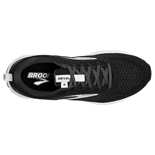 Brooks Revel 4, Zapatillas para Correr Mujer, Black Oyster Silver, 38 EU