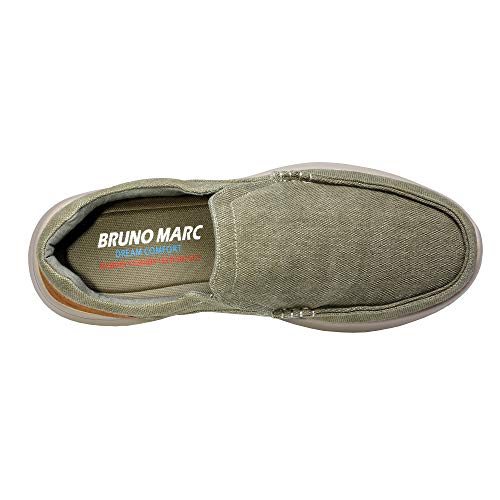 Bruno Marc Hombre Zapatillas de Deporte Ligero Zapatos Casuales Malla Deportivos Aire Libre para Caminar DOCKEY Caqui 41.5 EU/8.5 US