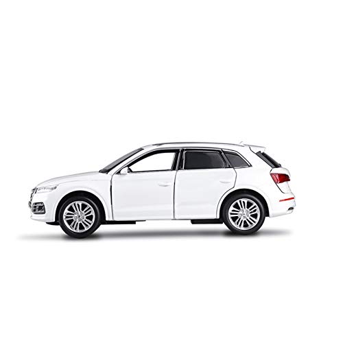 BWHM Modelo De Coche Famoso Escala 1:32 para Audi Q5 Sport SUV Coche con Luz De Sonido Extraíble Colección De Regalos para Niños Modelo De Juguete Fundido A Presión (Color : White)
