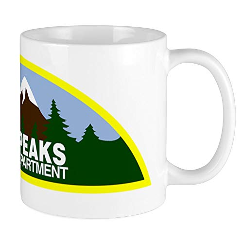 CafePress Twin Peaks Sheriff Department Taza, cerámica, Blanco, small
