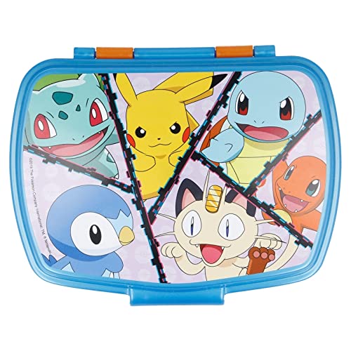 Caja para almuerzo con diseño de Pokémon