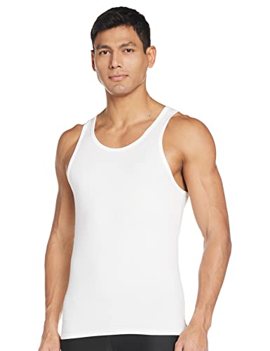 Calvin Klein 2p Tank Camiseta sin Mangas, Blanco (Blanco 100), L para Hombre