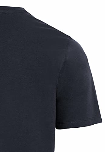camel active H-t-Shirt 1/2 Arm Camiseta, Azul (Navy 18), Large para Hombre