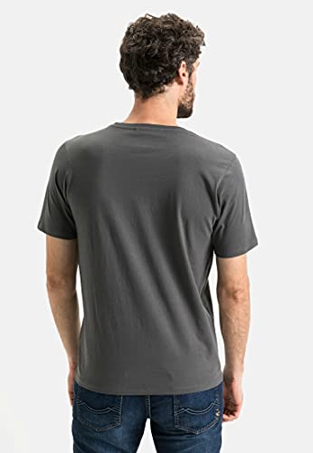 camel active H-T-Shirt 1/2 Arm Camiseta, Gris, XL para Hombre
