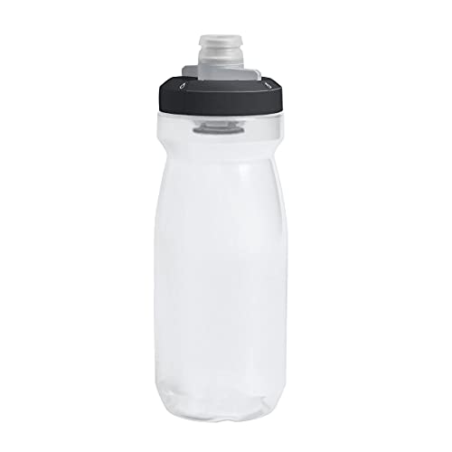 CAMELBAK Unisex – Adulto Podium Botella de agua transparente/negro, 21 oz