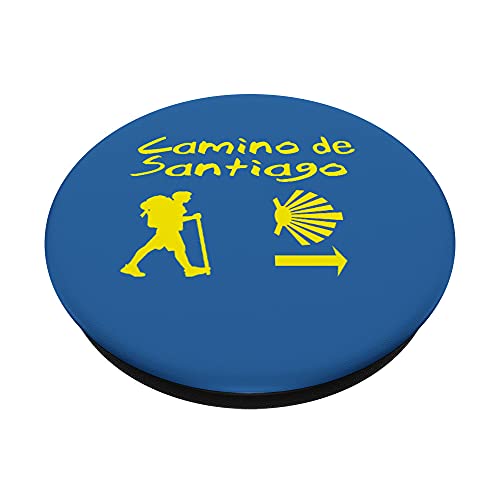 Camino de Santiago Compostela Spain Hiking St James Way PopSockets PopGrip Intercambiable