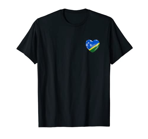 Camisa de Orgullo de la Bandera de las Islas Salomón Hombres Camiseta