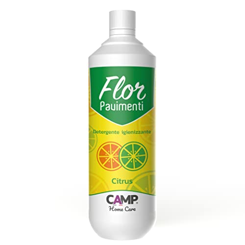 Camp Flor Citrus, limpiador higienizante para suelos, agradablemente perfumado con cítricos