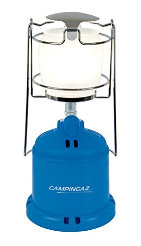 Campingaz Gaslampe 206 - Lámpara de acampada + Small Recambio Luz Acampada, Unisex, Beige