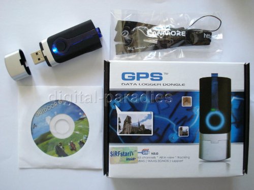 Canmore Dispositivo GPS 3in1 GT-730FL Receptor GPS USB + Registrador de Datos (Data Logger) + Rastreador de Fotos Registrador de Datos del Dispositivo 17h Recargable Incorporado
