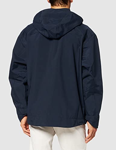Carhartt Shoreline Jacket Abrigo para lluvia para Hombre, Azul (Navy), L