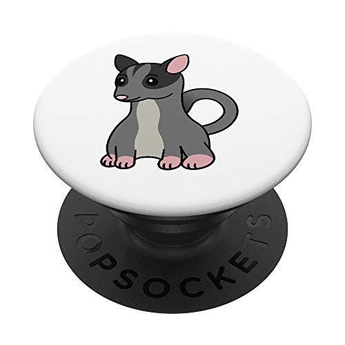 Caricatura Petauro Del Azúcar Mascota PopSockets PopGrip: Agarre intercambiable para Teléfonos y Tabletas