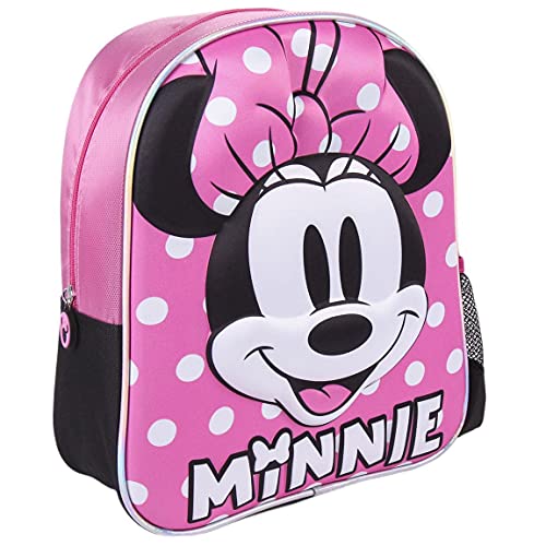 CERDÁ LIFE'S LITTLE MOMENTS Botella de Agua Infantil de Minnie Mouse-Licencia Oficial Disney para Niñas, Rojo, Mochila Recomendada 3-6 años, en Edad de Preescolar