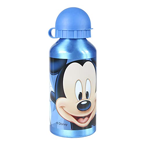 Cerdá, Mochila con Botella de Agua Infantil de Mikcey Mouse-Licencia Oficial Disney Studios Unisex niños, Multicolor, 250X310X100MM