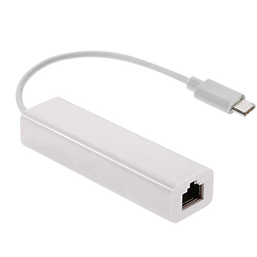 Chenyang Adaptador LAN de red 100Mbps USB-C Type-C macho a Ethernet para PC portátil