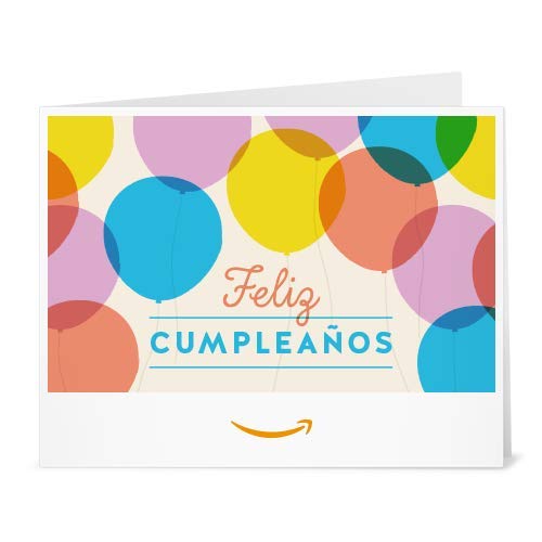 Cheque Regalo de Amazon.es - Imprimir - Globos de cumpleaños