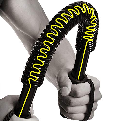 Chun Practical Power Twister Ejercitador de Barra de Brazo de Fuerza Flexible para el Pecho, Barra de Resorte Curl fortalece los Hombros del bíceps,Estiramiento, Entrenamiento de Fuerza (40kg)