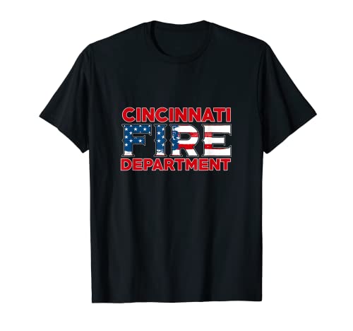 Cincinnati Ohio Bomberos Departamento de Rescate de Bomberos Camiseta
