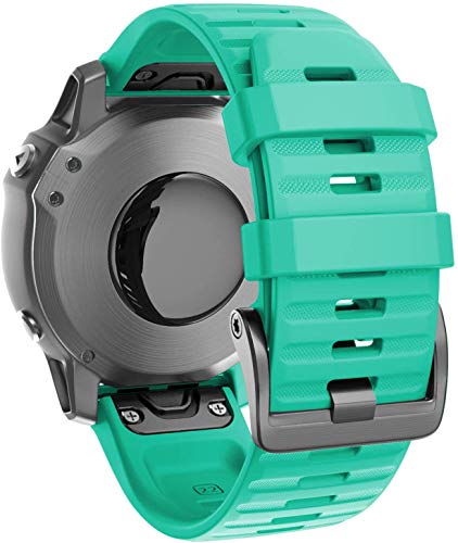 Classicase Correa de Reloj Reemplazo Compatible con Garmin Fenix 6X Pro/Fenix 6X Sapphire/Fenix 3 / Fenix 5X Plus/5X Sapphire, la Correa de Reloj Watch Band Accessorios (Pattern 2)