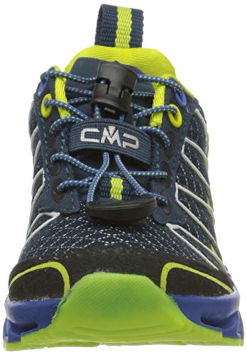 CMP – F.lli Campagnolo Kids Altak Shoe 2.0, Zapatillas de Trail Running Unisex niños, Azul Cosmo Limeade 12ne, 30 EU