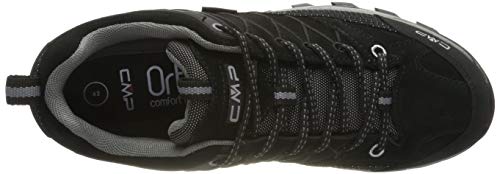CMP Rigel Low Trekking Shoes WP, Zapatillas de Senderismo Hombre, Black-Grey, 45 EU