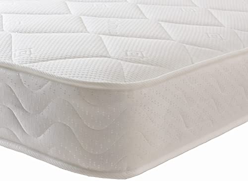 Colchón Individual Starlight Beds de Lujo, colchón Individual de Espuma viscoelástica (90 x 190 cm), Color Blanco