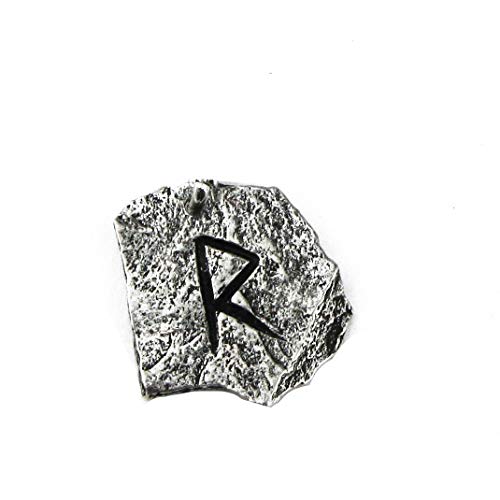 Colgante Vikingo con Runa (R - RAIDO)