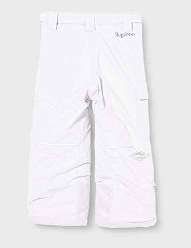 Columbia Pantalón de esquí impermeable para niños, Bugaboo II Pant, Nailon, Blanco, Talla L, 1806712