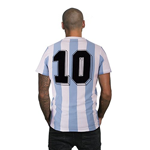 Copa Camiseta Argentina 1982 con Cuello en V para Hombre