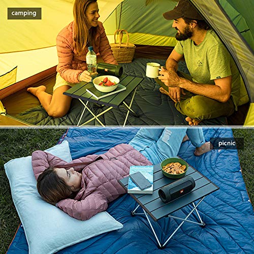 Create Idea Mesa portátil con bolsa de transporte plegable plegable camping senderismo escritorio viajar al aire libre picnic L