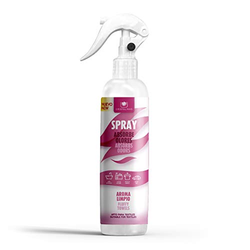 CRISTALINAS Ambientador en Spray Absorbe Olores Aroma a Limpio 250ml