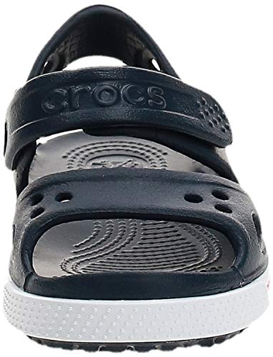 Crocs Crocband II Sandal Unisex Niños Sandals, Azul (Navy White), 24/25 EU