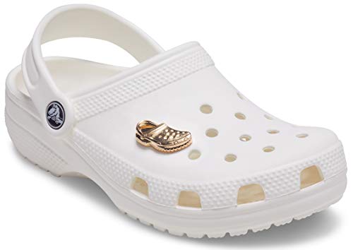 Crocs Sparkly Shoe Charms | Personalize with Jibbitz, Encantos para Zapatos Unisex Adultos, Gold Classic Clog, Talla única