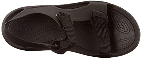 Crocs Swiftwater Expedition Mujer Relaxed Fit, Negro (Black/Black 060), 39/40 EU