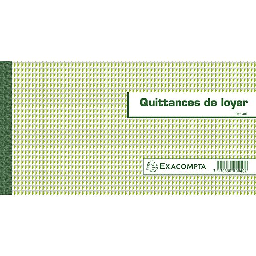 Cuaderno de recibos de alquiler 13,5 x 18,5 cm – 50 hojas